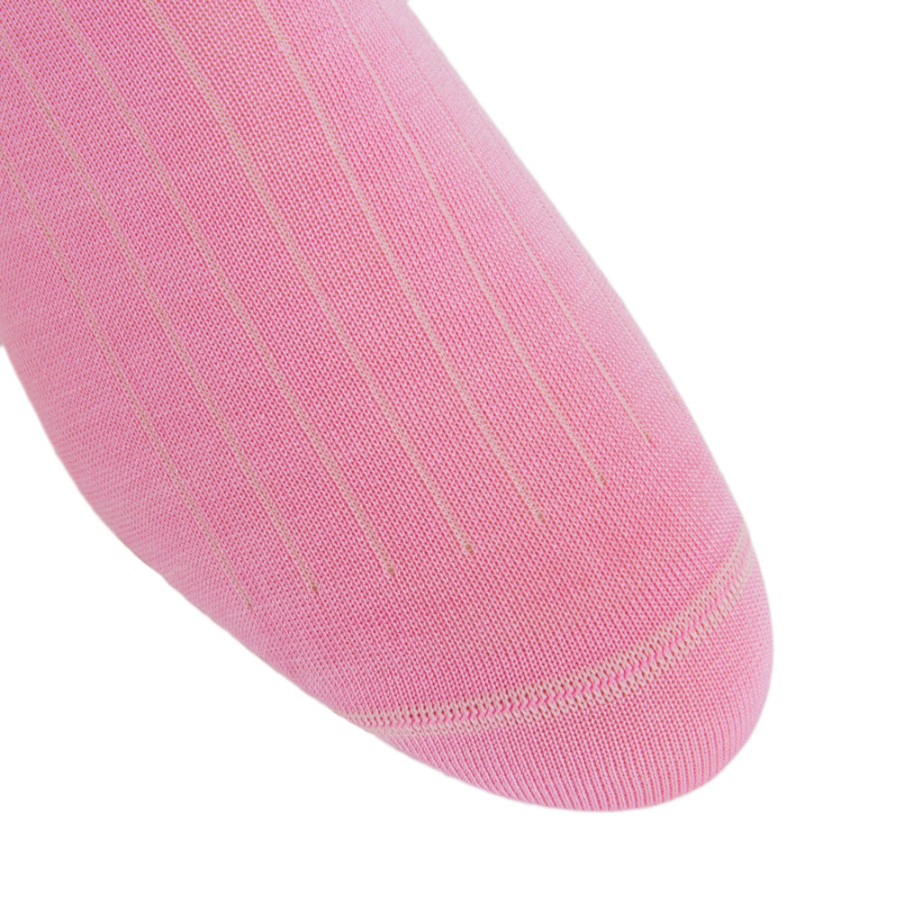 Pink-Cotton-Ribbed-Sock