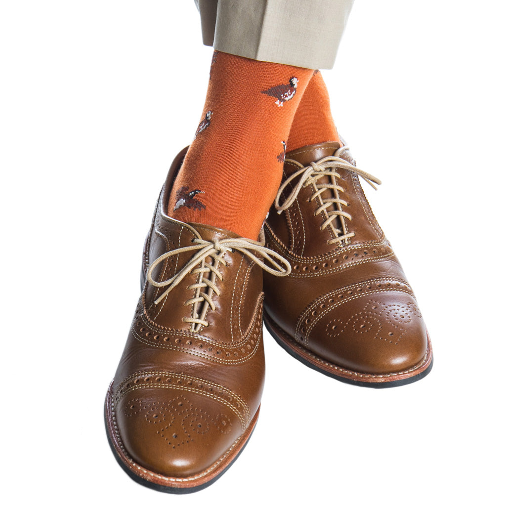 Quail-Wool-Sock-Orange