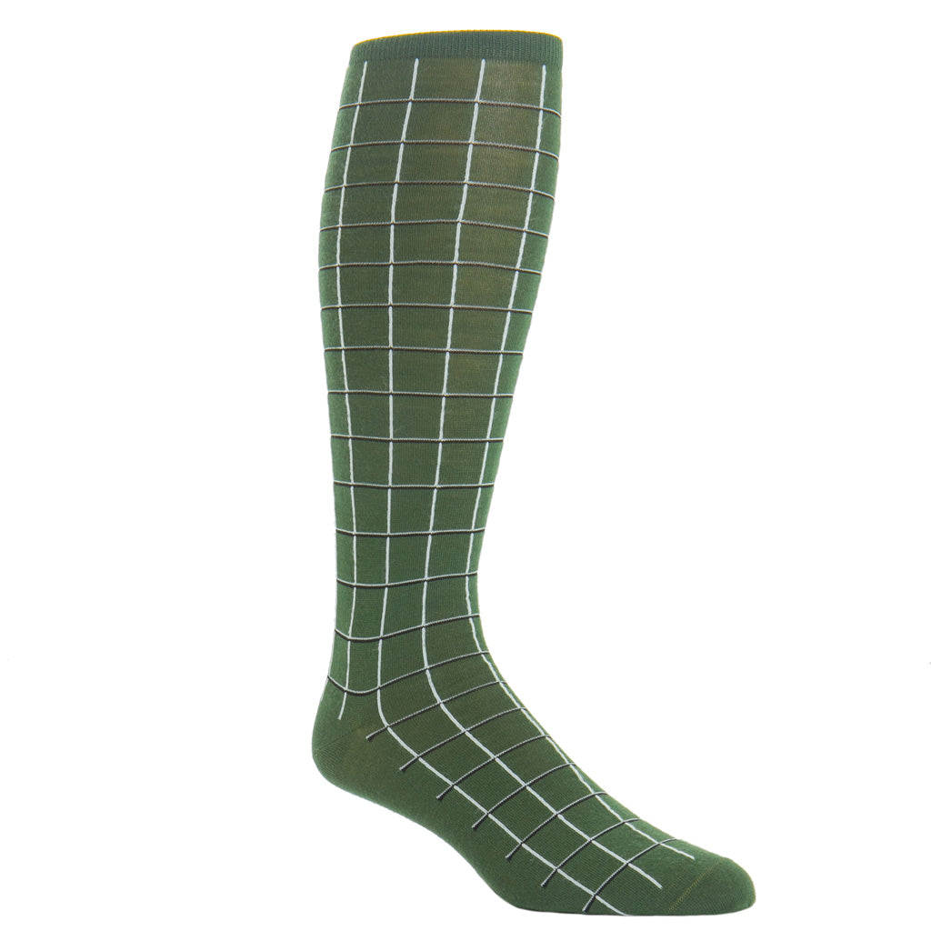 Over-The-Calf-Windowpane-Sock