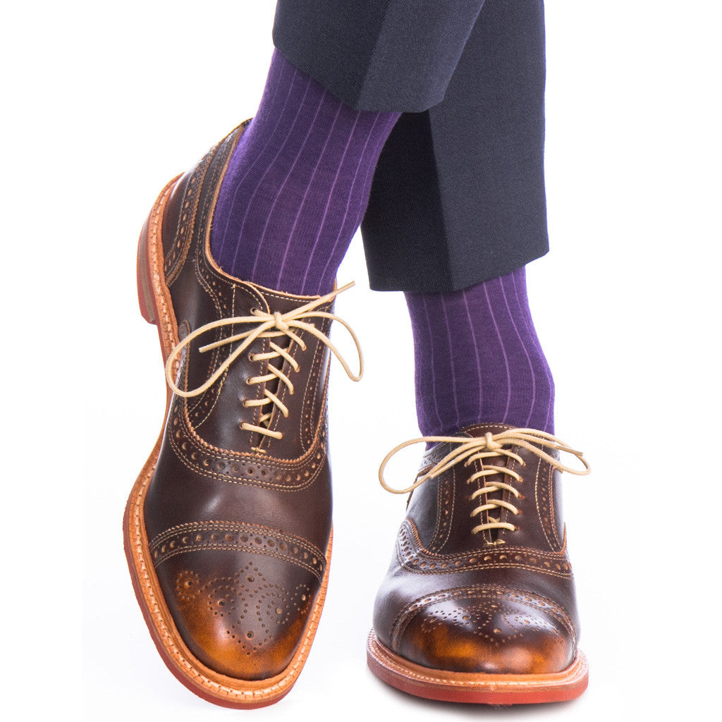 Men's purple socks – Dapper Classics®