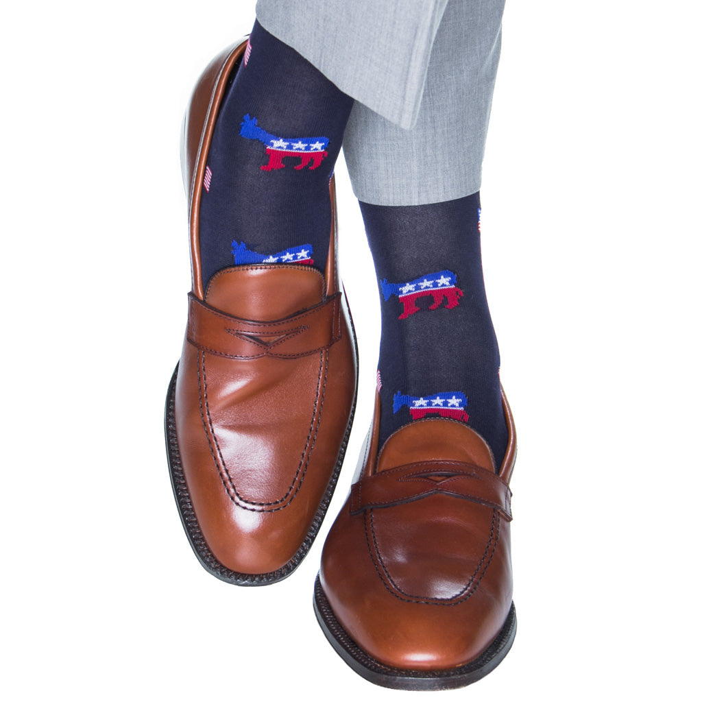 over-the-calf Patriotic Sock